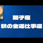 10月11月獅子座金運仕事運：異質のものを集めたり調整することで自然にお金が貯まる。失った財を取り戻す。人助けに注意。