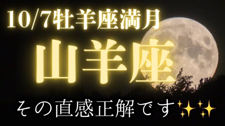 牡羊座満月✖︎山羊座【もう本音から逃げないで‼️】