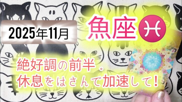 魚座♓2025年11月運勢タロットカード占い「絶好調から始まる11月☆後半は振り返りの時間を作ってみてください☆」