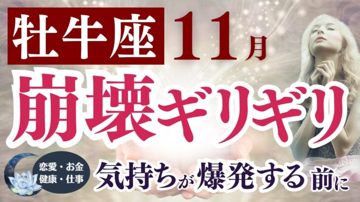 【牡牛座さん】2025年11月の「おうし座」〜崩壊ギリギリ　気持ちが爆発する前に〜