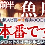 【魚座】超スピ回🪐‼️魚座さん、大本番です‼️真実の〇〇を知るとき👁️✨【仕事運/対人運/家庭運/恋愛運/全体運】11月前半 タロット占い