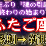 ふたご座≪31年ぶり魂の引越し≫終わりの始まり。悪縁期→新財期の双子座を解説します。#金運 #占星術 #開運