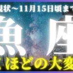 【魚座♓️現在〜11月中旬】大満足な形でひとつの節目を迎える☺️✨そしてここからビックリするほど変化していく時期に入ります！🏃‍♀️（タロットリーディング）