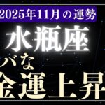【水瓶座】2025年11月みずがめ座の運勢