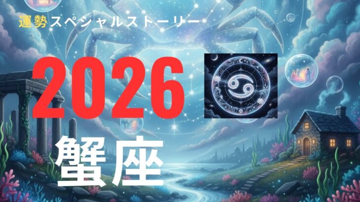 2026年🌟 蟹座 🌟 運勢スペシャルストーリー星占い　＃2026＃星占い＃蟹座座＃運勢