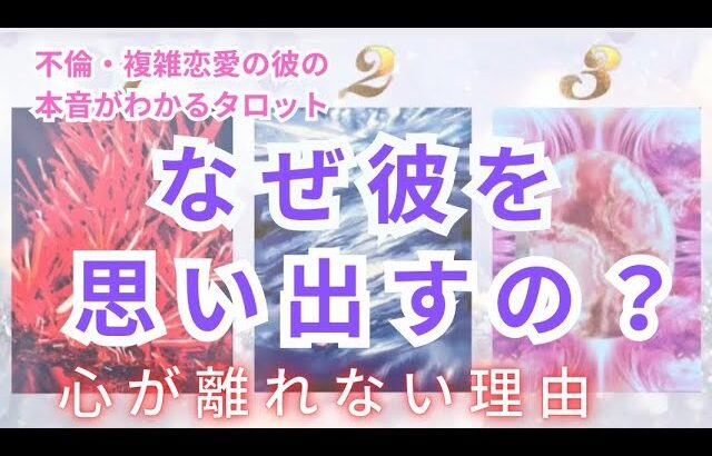【不倫・複雑恋愛】タロット占い🔮│彼は運命の人?心の中でまだ彼を感じるあなたへ|彼の本音│タロットで読み解く“魂のつながり”