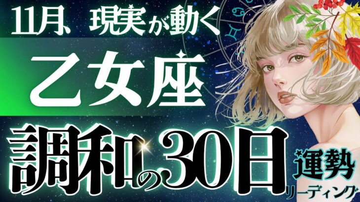 【乙女座】【これ占いなのか?】11月運勢、現実的ミッション出ました。今戸惑いや迷いがある乙女座さんへ💐【星読みタロット】