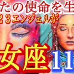 ♍️乙女座♍️2025年11月の運勢🍀キャ〜〜鳥肌・シンクロ・ダブルハーミット・エンジェルが乙女座さんの応援に来た🧚‍♀️✨
