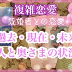 【複雑恋愛】過去・現在・未来🔮あの人と奥さまとの状況変化❣️【タロット占い】
