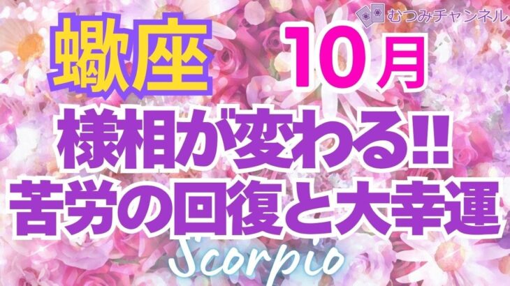 ♏蠍座10月運勢🌈✨大幸運が運命を変える！混沌を終え大復活💐✨