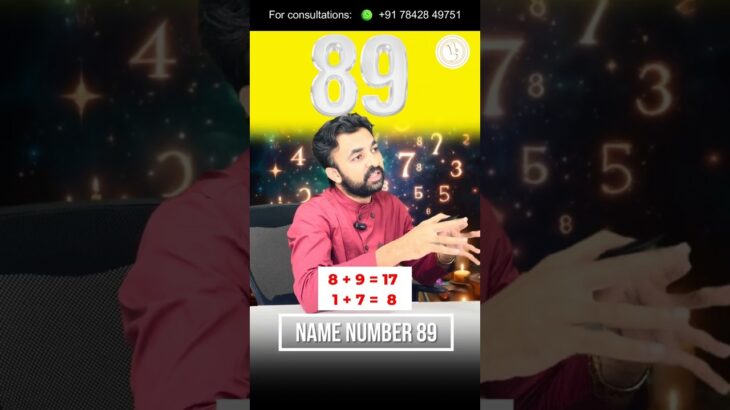 Name Number 89 in Name Numerology | Numerology
