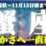 【蟹座♋️現在〜11月中旬】お金の国の王様💰✨が２度も出現！陽の目を浴びるのは、蟹座さんだよ☀️