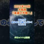【水瓶座】2025年10月  みずがめ座の運勢「富豪の予感！」　 #水瓶座        #みずがめ座  　#水瓶座の運勢