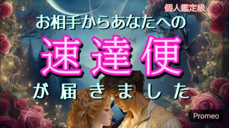【緊急】お相手からあなたへ速達便が届きました💓恋愛タロット占い