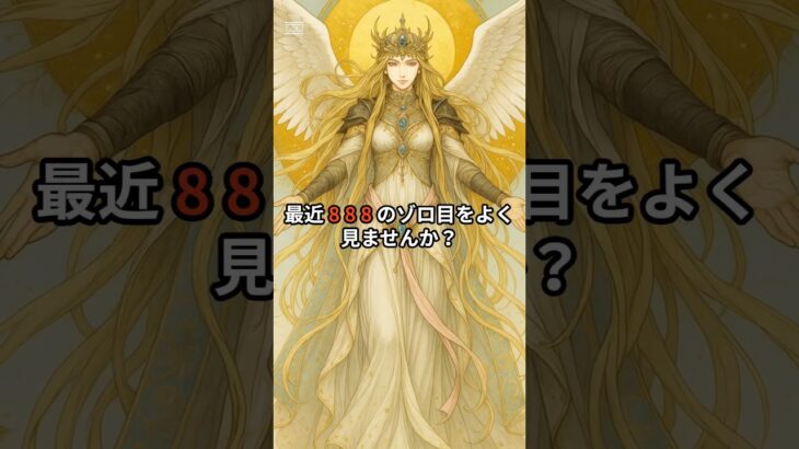エンジェルナンバー888の啓示