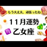 乙女座、本当に頑張ったね。よくやってるね。最高だよ。もう大丈夫だからね。　2025年11月全体運勢♍仕事恋愛不安解消評価や印象【個人鑑定級タロットヒーリング】