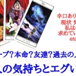 🌹恋愛タロット占い🌹辛口ありますご注意下さい‼️私はキープ？本命？友達？知り合い？それとも過去の人？あの人のあなたへの気持ちとエグい本音