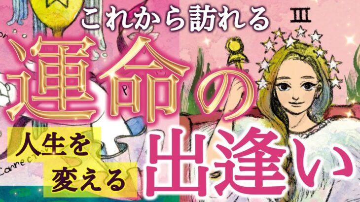 【運命の出会い🫣❤️】この出会いが、あなたの人生にさらなる輝きをもたらす…💫個人鑑定級深掘りリーディング［ルノルマン/タロット/オラクルカード］