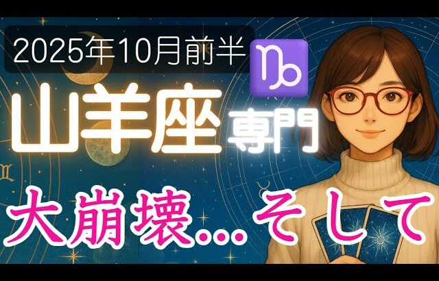 【やぎ座♑️2025年10月】衝撃的な変化がやってくる⁉️そしてその後には   山羊座の運勢占い