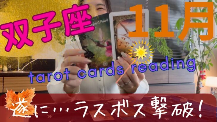 【双子座】11月🍁ぶっちゃけ…双子座さんに、めちゃくちゃ期待しています!