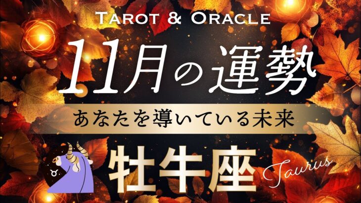 【牡牛座♉️11月運勢】涙の神回。これは予想できなかった！過去No.1の衝撃🫨✨豊かさのフルコースをどうぞ🫶 タロット＆オラクル／Tarot&Oracle card reading／Taurus