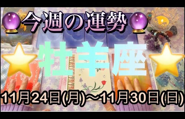 牡羊座♈️さん⭐️11月24日(月)〜11月30日(日)🔮宇宙にお任せでOK‼️自然と良い方向へ向かいます🌈