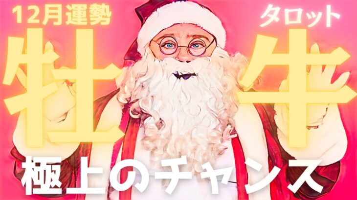 【牡牛座♉️12月運勢】なんと！チャンスが倍以上のクリスマスプレゼント🎁！揺らぎを越えて、アクセル全開🔥タロット占い🔮個人鑑定級