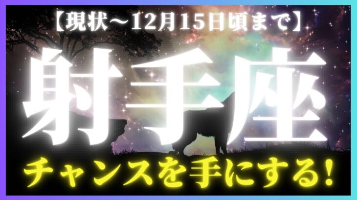 【射手座♐️現在〜12月半ば】金運絶好調!!💰✨お誕生日シーズンに新しい扉を開いていく!（タロットカードリーディング）