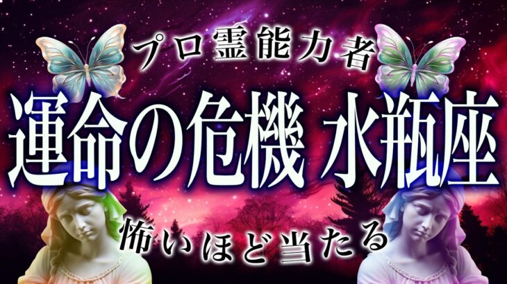 【11月27日までに見て】水瓶座さんの「不安の種」はどこ？12月で根っこから解決！