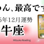 牡牛座12月はチャンス到来‼️感動と涙のグランドフィナーレ✨もっと自由になっていい‼️♉️2025年12月運勢仕事恋愛人間関係【癒しのタロット個人鑑定級】