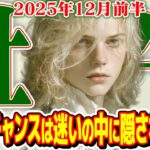 【おうし座12月前半】究極の選択！ 喜びを選ぶか未来を選ぶか【癒しの眠れる占い】