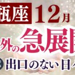 【水瓶座さん】2025年12月の「みずがめ座」〜予想外の急展開！出口のない日々に〜