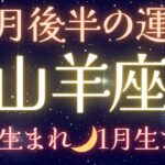 【山羊座♑️11月後半の星の流れ】12月生まれと1月生まれにメッセージ✨✨