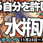 【水瓶座】♒️2025年11月24日の週♒️もう自分を許して。厳しく見つめ過ぎているから。それに目標に向っていけるから。みずがめ座。タロットリーディング