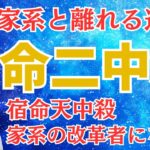 【算命学】宿命二中殺の運勢を徹底解説！親や家系と離れる改革者の運勢