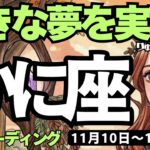 【蟹座】♋️2025年11月10日の週♋️大きく幸せになる時✨大きな夢を実現する🌈一歩一歩、着実に😊かに座、タロットリーディング🍀