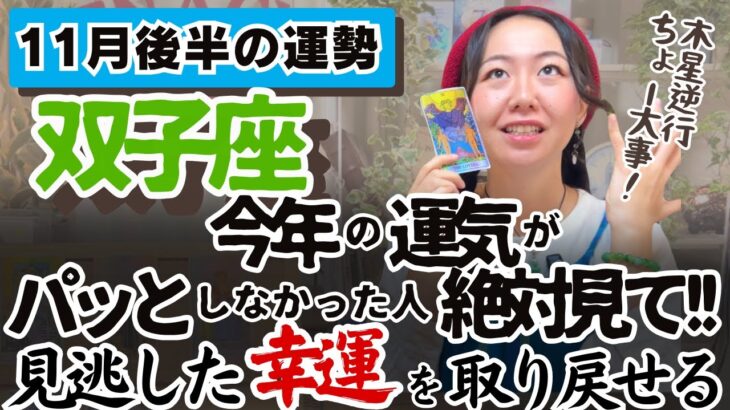 もっとわがままに、もっと自由に、人生を描く【双子座11月後半の運勢】
