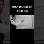 宿命の遺伝要素を占う技法「六親法と十二親干法 #占い #陰陽師 」
