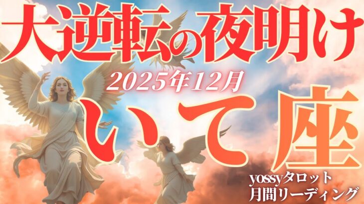 12月の運勢💐いて座　安心と祝福の年末‼️よく頑張った✨労いと2026年へのエネルギー補充月間❗️(お金・仕事・人間関係)