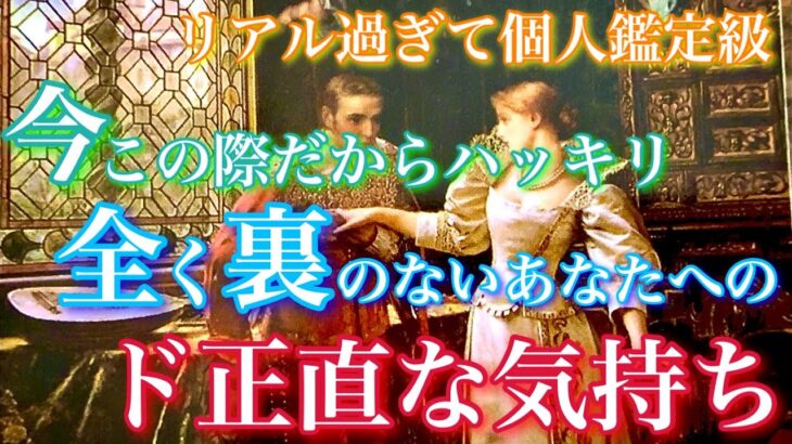 【🦋リアル過ぎて個人鑑定級💞】今、この際だからハッキリしてもらいます！全く裏のないあなたへのど正直な気持ち🦋