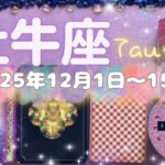 牡牛座★2025/12/1～15★もっと人を愛するための、自分を大切にするための大きな変化の時