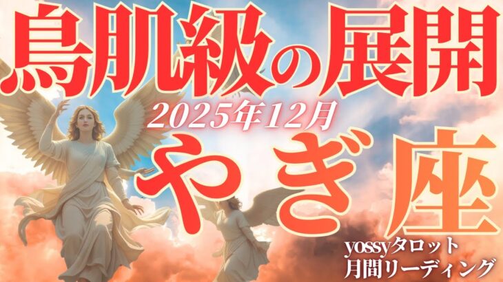 12月の運勢💐やぎ座　鳥肌級‼️山羊座さんが大優勝の年末ですね✨もう心配ないです(お金・仕事・人間関係)