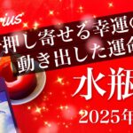 【みずがめ座】2025年12月♒️ 回り始めた！どんどん流れに乗る、間違いない良い流れ、行く着く先は待ち望んだハッピーエンド