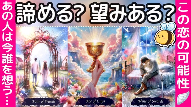 【YES or NO🪽】諦める?続ける?この恋の可能性。忖度なしにつき自己責任で見る見ないの判断を🙏当たる恋愛タロット。オラクル