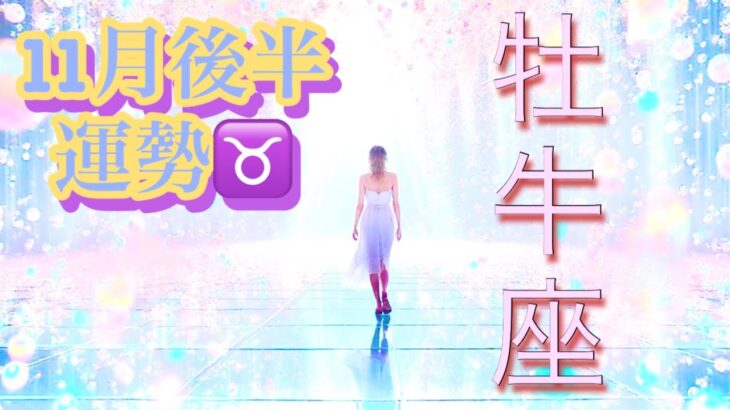 【牡牛座】11月後半の運勢❤️願いが叶う…！！こりゃ、すごい😳シンクロ神展開🌈ベストなタイミングがやってくる❤️‍🔥新しい人生の幕開けマンスリー　2025年　タロット占い