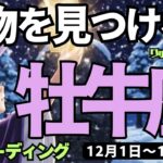 【牡牛座】♉️2025年12月1日の週♉️すごい宝物を見つける。でも、それはすべてあなた次第。おうし座。タロットリーディング