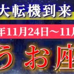 魚座 【 うお座 ♓ 】 毎週タロット (2025年11月24日の週) 本奇跡の大転機！魚座さんの心が動き出す未来激変✨🔑 Pisces タロット占い タロットリーディング