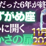 【水瓶座♒金運】6年間の孤独が報われる✨11月後期は革新の時代が花開く【12星座】