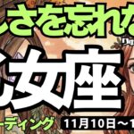 【乙女座】♍️2025年11月10日の週♍️心暖かい秋になる🍂辛い事があっても😅優しさを忘れない🍁おとめ座、タロットリーディング🍀