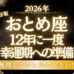 11/5【2026年おとめ座】テーマは『金運主役期の最終準備』！2027年の莫大な富を手に入れるための完全ロードマップ